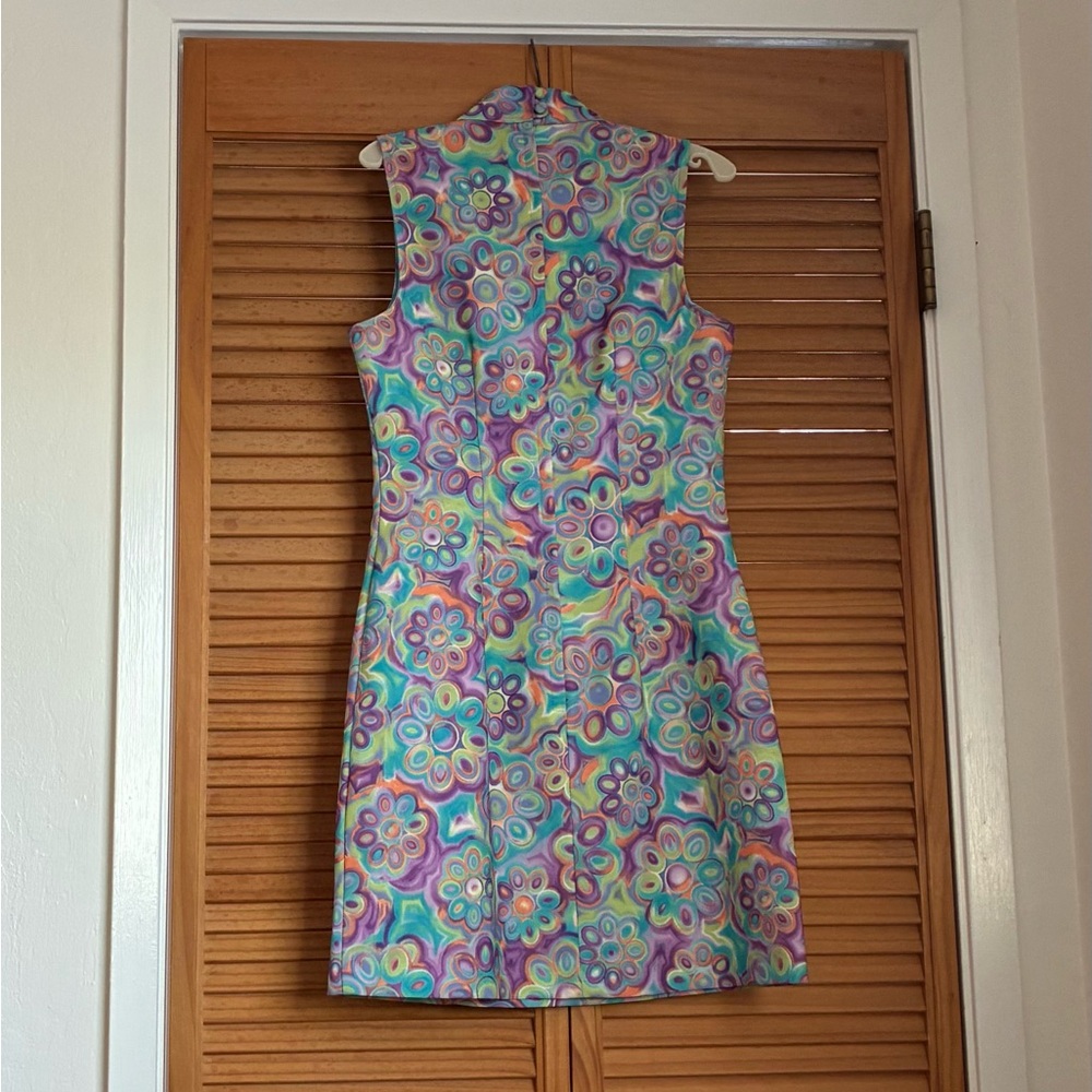 Vintage 90’s Multicolor Sleeveless Mini Dress